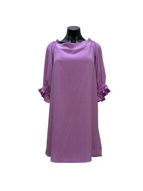 Trina Turk Lilac Bell Sleeve Shift Dress S